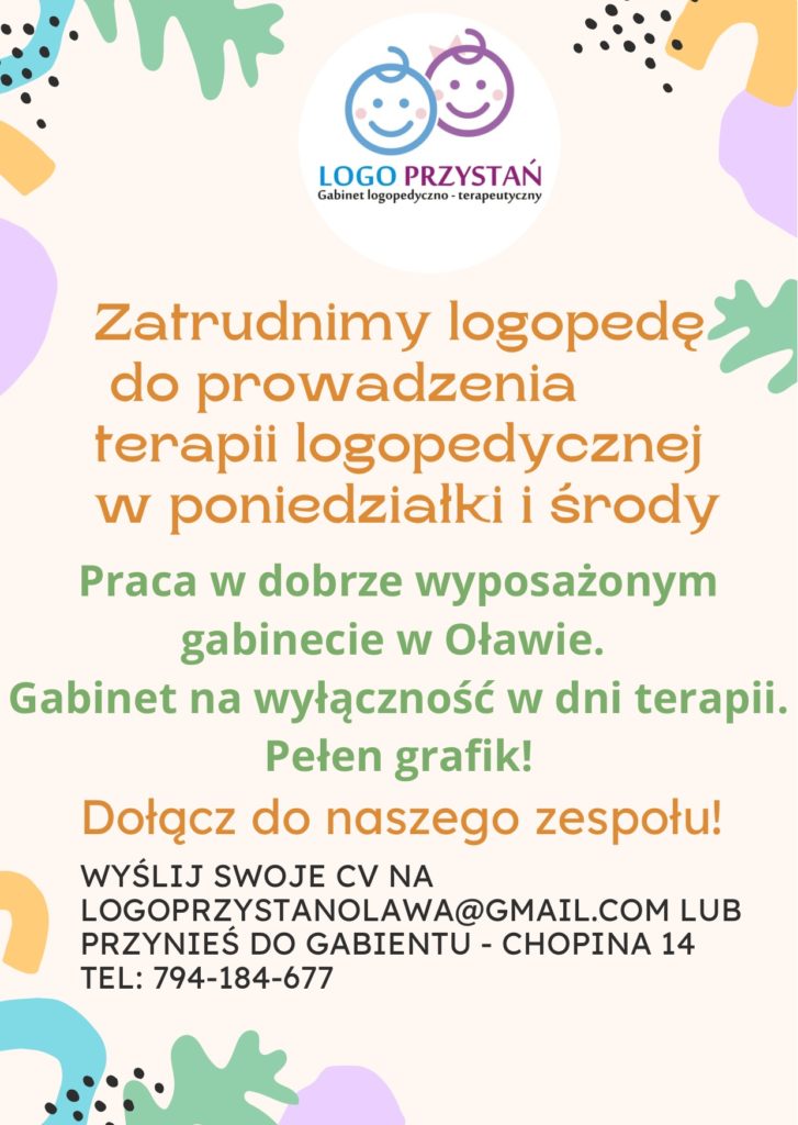 Praca dla logopedy