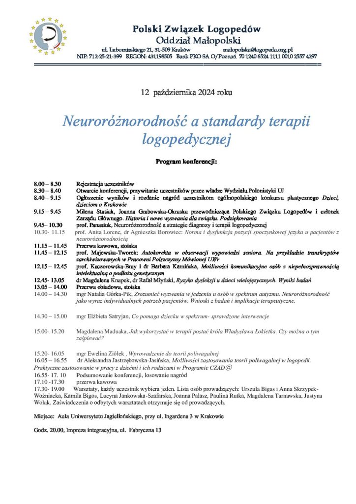 Konferencja na Uniwersytecie Jagiellońskim