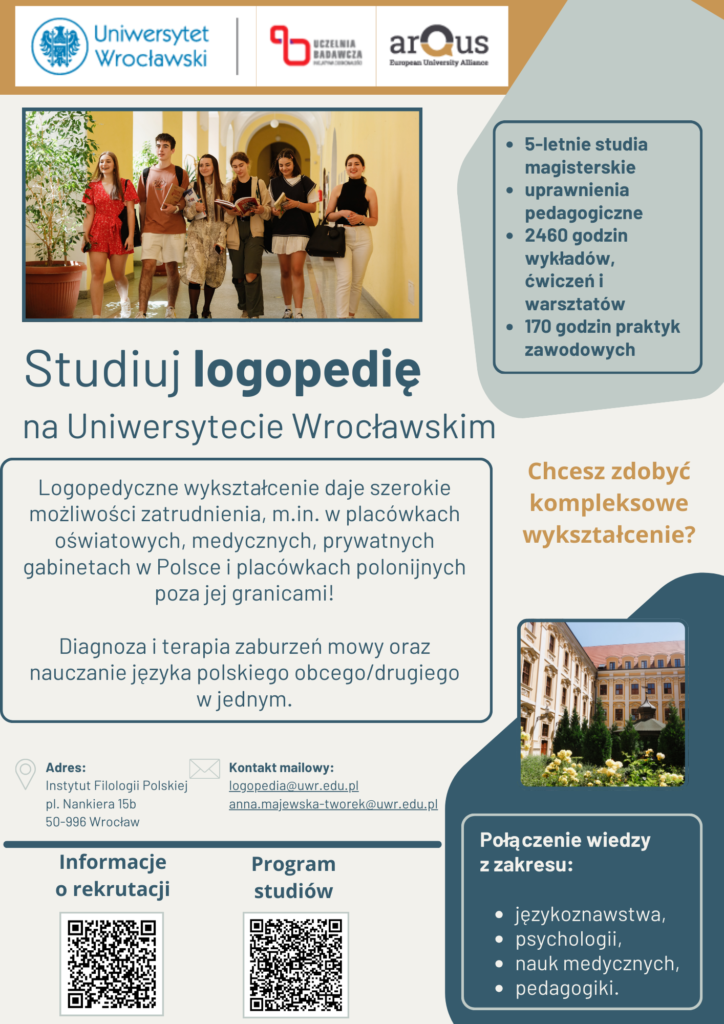 pięcioletnie studia logopedyczne